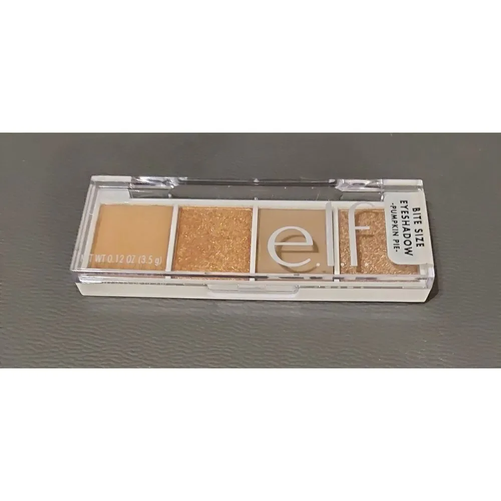 NEW~ELF 3 Pc. Eyeshadow Palette & Supers Skincare Mini Trio Bag